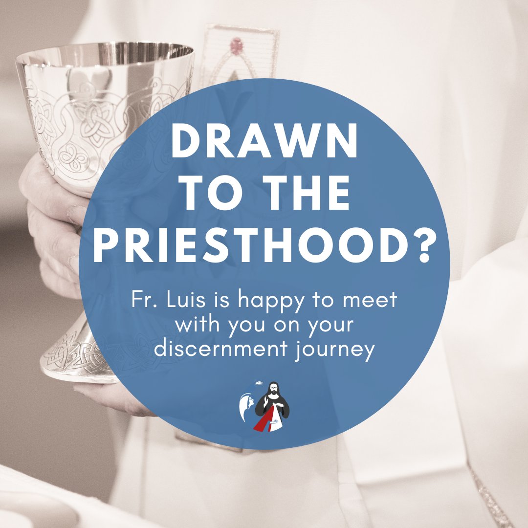 Are you contemplating the priesthood?  Have questions on the discernment process?  Fr. Luis and Fr. Austin are here to walk with you.  Simply contact our parish office at (504) 466-5016 to schedule a time to meet.  You are in our prayers!