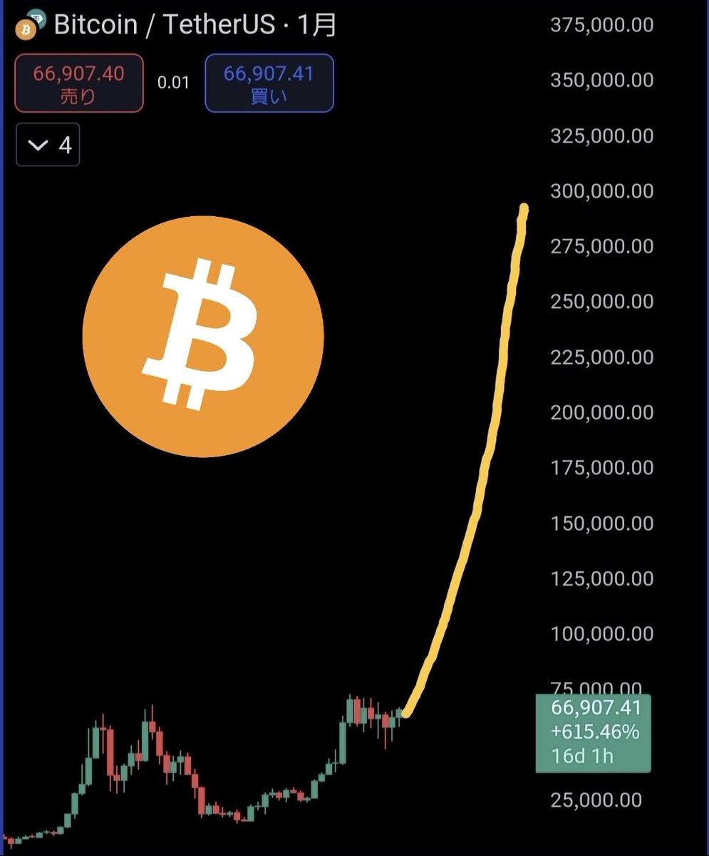 Kenichi_Y's tweet image. #Bitcoin の未来、これ以外にイメージできない🚀