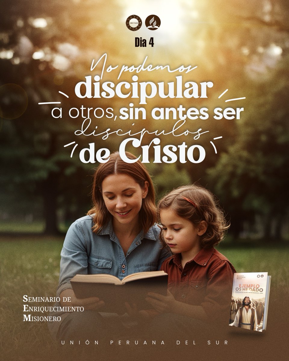 AdventistasUPS's tweet image. #SEM2024

Día 4 - LA MISIÓN EMPIEZA CON LA BIBLIA

Un discípulo es un seguidor, un aprendiz, un alumno que aprende de Jesús cada día. Por lo tanto, un discípulo que no aprende cada día a los pies de Jesús, no puede ser discípulo verdadero.

Vamos juntos y #CONECTADOS