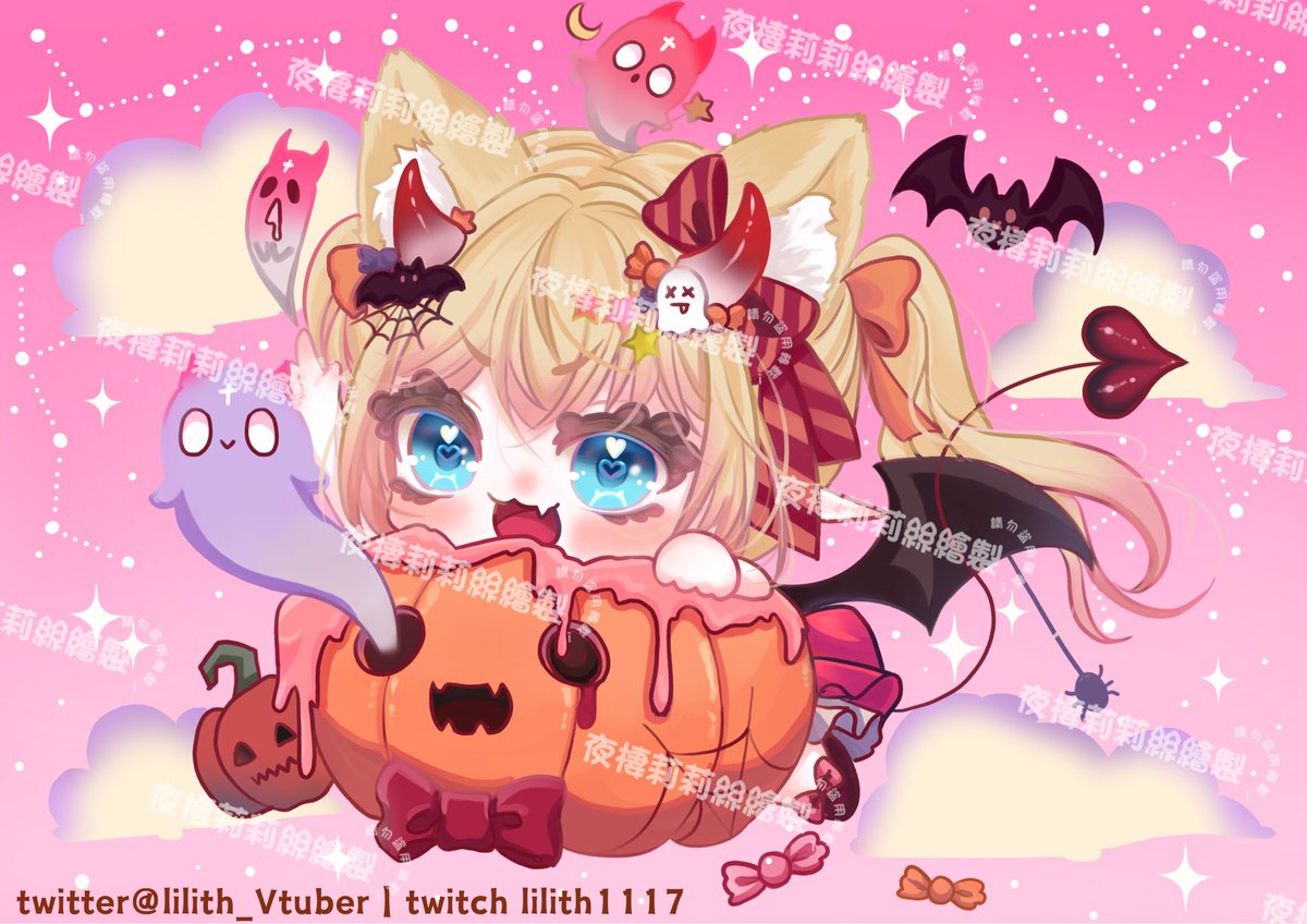 lilith_Vtuber's tweet photo. 小惡魔萬聖模板開張啦！🎉🎉
感謝瑪得琳寶貝的委託！！
超可愛的瑪得琳💕💕
讓莉莉絲畫的超級開心的❤️❤️
大家快去看看可愛的瑪德琳吧！萬聖節不給糖可愛的惡魔貓娘瑪得琳就要吃掉你喔！👻👻
@catlovesu1128 
#萬聖節模板 #萬聖節委託
#委託 #委託開放 #希望擴散
#萬聖節委託 #vtuber
#夜棲莉莉絲 https://t.co/K9MhronuBl