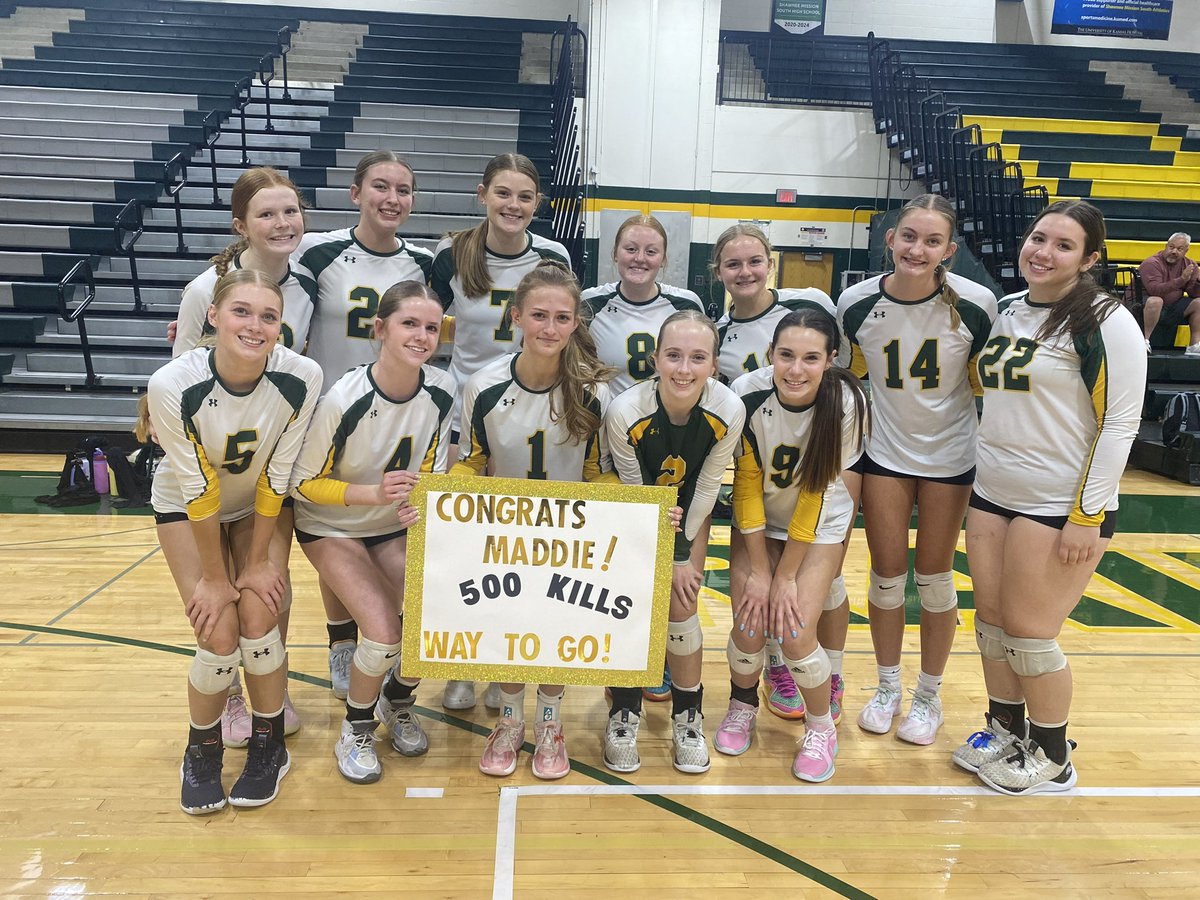 <a href="/SMSouthRaiderVB/">SM South Volleyball</a> is underway as they take on Freestate. 

Before the game, we honored Maddie McCool for earning her 500th kill over the weekend! Great job, Maddie!

#RaiderPride 

<a href="/SMSouthTDain/">Dr. Todd Dain</a> <a href="/SMSRaidersAD/">Mark Mahoney</a>