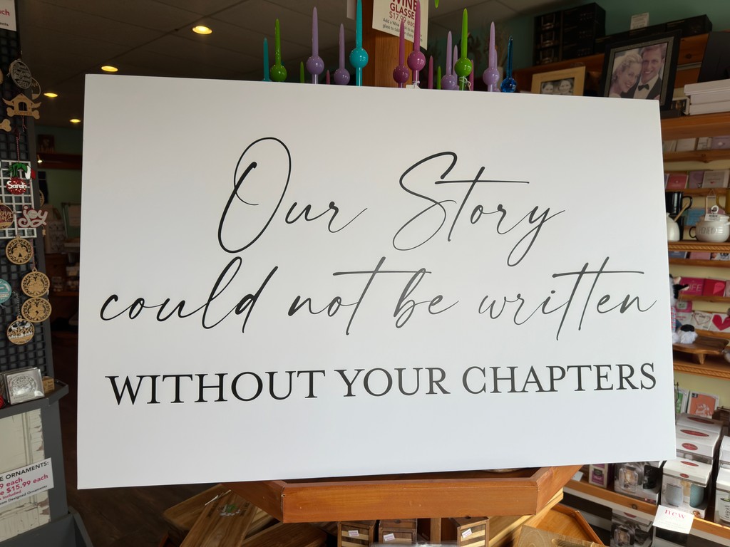 LuxInvites's tweet image. Custom Foam board signs are now being printed in house! This sign was part of a Library Seating Chart that i can't wait to see the photos from!
.
.
#ourstory #weddingseatingchartideas #weddingseating #PECweddings #kingstonweddings #gtaweddings #belleville #foamboard