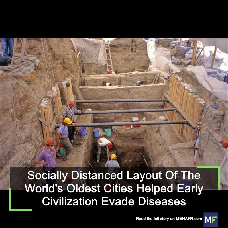MENAFN's tweet image. Socially Distanced Layout Of The World&apos;s Oldest Cities Helped Early Civilization Evade Diseases #Socially #Distanced #Layout #World&apos;s #Oldest #Cities #Helped #Early #Civilization #Evade #Diseases #Vaccines #Pills #Doctor #Hospital #Pandemic dlvr.it/TFNWd6