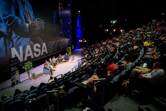 Vanessa Wyche (@v_wyche) on Twitter photo And just like that, Hispanic Heritage Month has come to an end.
The recent Culturas del Espacio event hosted at <a href="/SpaceCenterHou/">Space Center Houston</a> was a beautiful reminder of the power of culture & community. With a mariachi band & meaningful discussions led by <a href="/NASA_Johnson/">NASA's Johnson Space Center</a> employees, we And just like that, Hispanic Heritage Month has come to an end.
The recent Culturas del Espacio event hosted at <a href="/SpaceCenterHou/">Space Center Houston</a> was a beautiful reminder of the power of culture & community. With a mariachi band & meaningful discussions led by <a href="/NASA_Johnson/">NASA's Johnson Space Center</a> employees, we