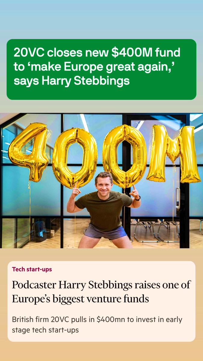 Harry Stebbings tweet media