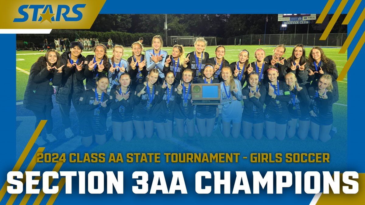 Congratulations to Girls Soccer on advancing to the State Tournament this afternoon! The team defeated Hill-Murray to earn their 7th consecutive Section Championship and State Tournament appearance. GO STARS!!