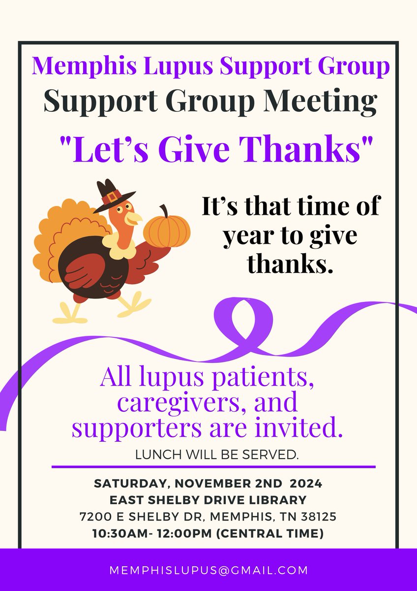Memphis Lupus Support Group tweet media