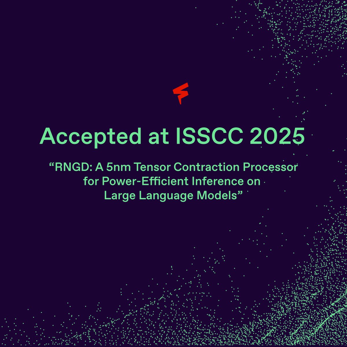 It has been a busy week for research paper announcements at FuriosaAI 📚✍️📖💪.

We're proud to announce that our paper, "RNGD: A 5nm Tensor Contraction Processor for Power-Efficient inference on Large Language Models", has been accepted as a Regular paper at #ISSCC 2025 - often