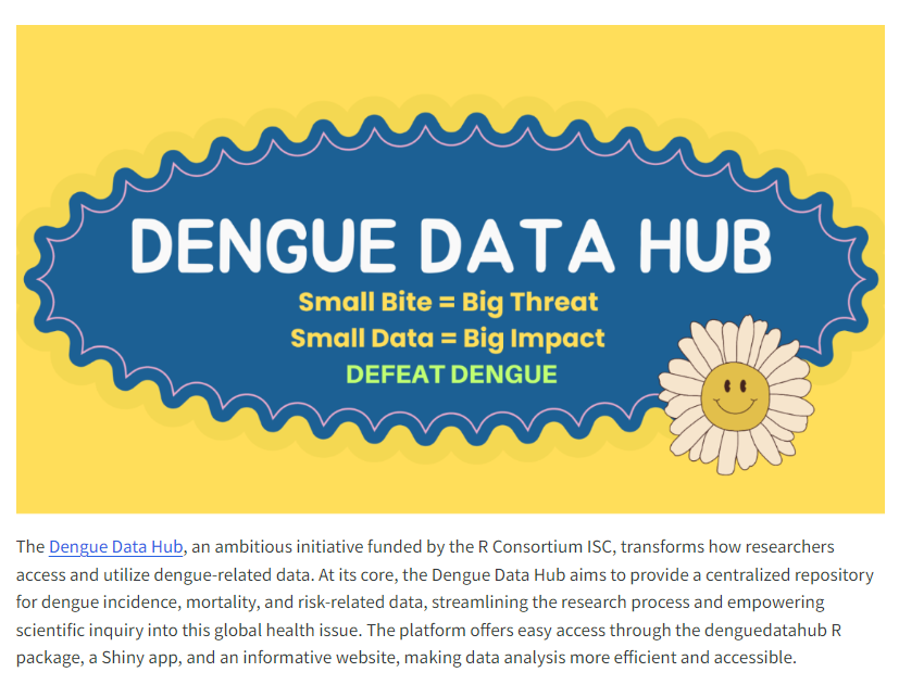 Dengue Data Hub project! Read about my journey in bringing this project to life! r-consortium.org/posts/empoweri…