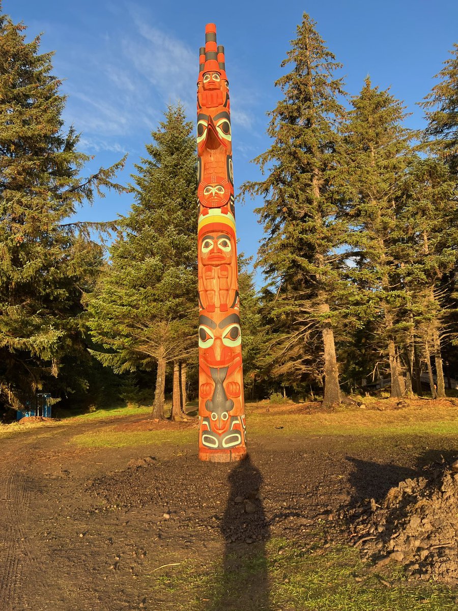 Honored to be at the pole raising on the Haida Gwai’i, BC. Hereditary ...