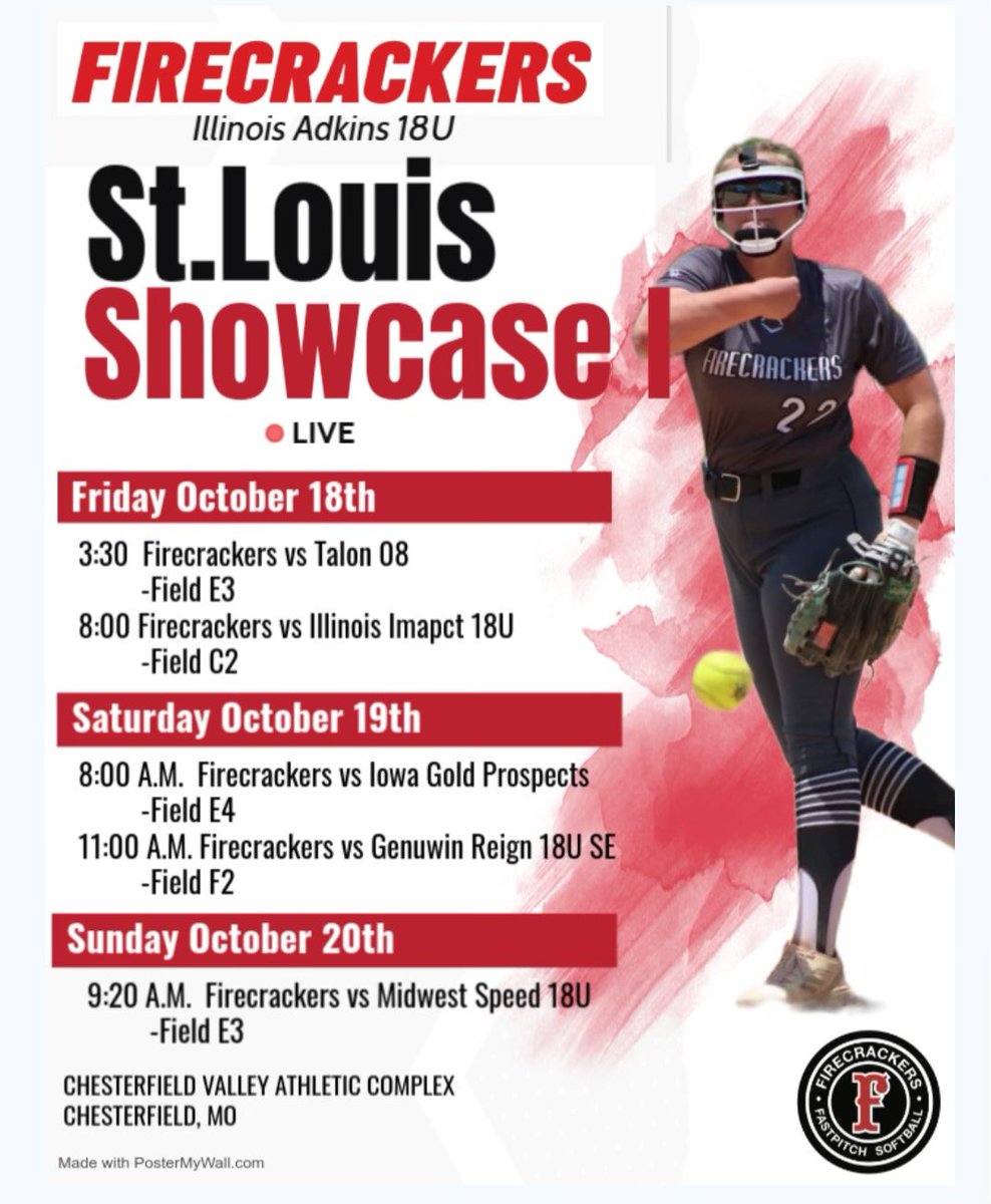 Catch us in action at the St. Louis Showcase this weekend!!🧨🧨