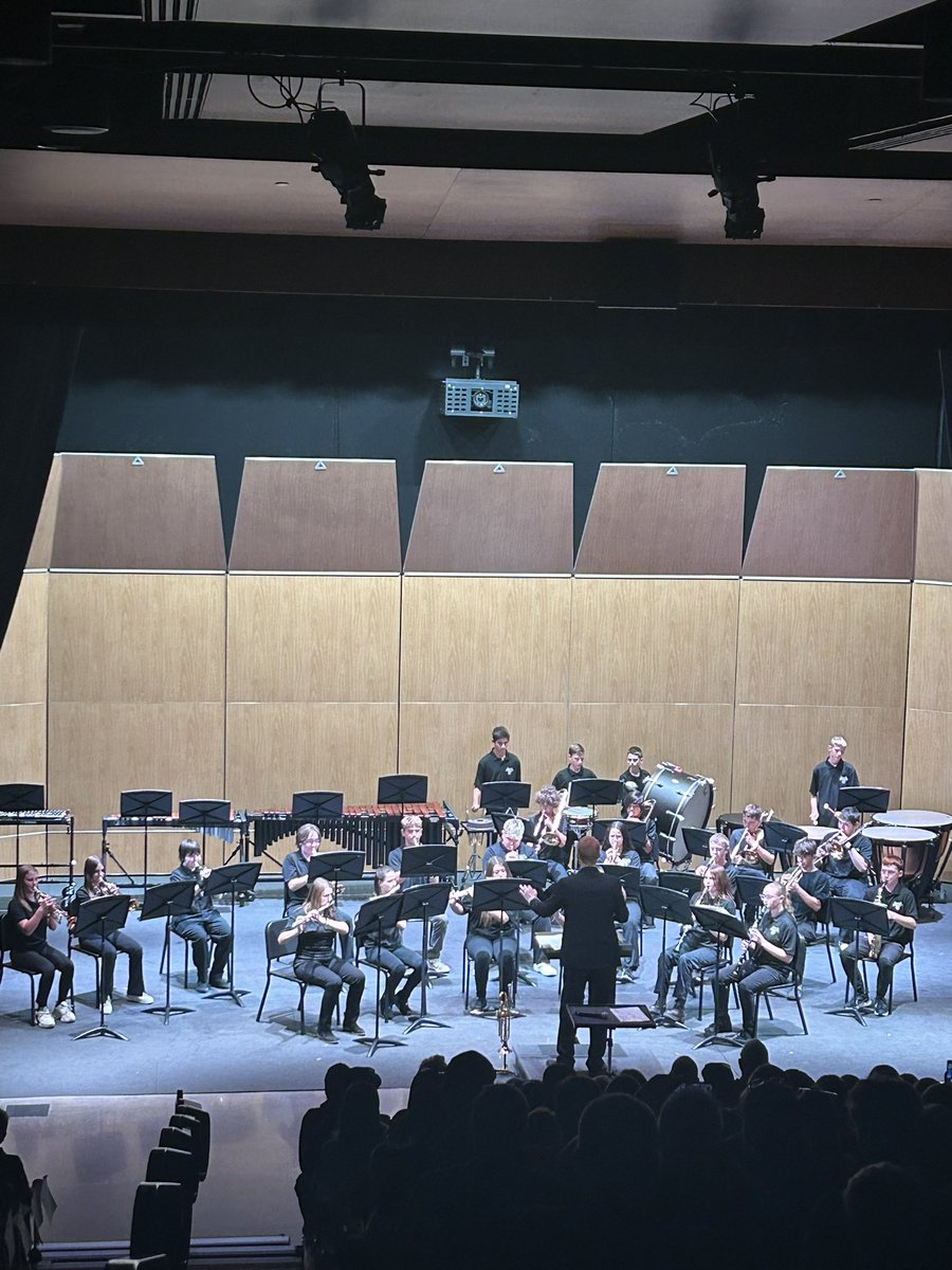 Middle School Band concert.  6,7,and 8. Great job tonight. #EaglesSoar