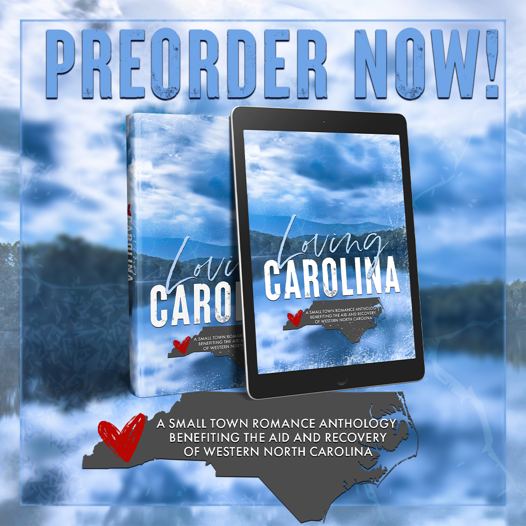 📷 IT'S TIME TO LOVE CAROLINA 📷

Show your support for the ongoing recovery effort in western North Carolina
Design: Silla Webb 
Release Date: November 15
Availability: All Major Retailers
📷 books2read.com/lovingcarolina