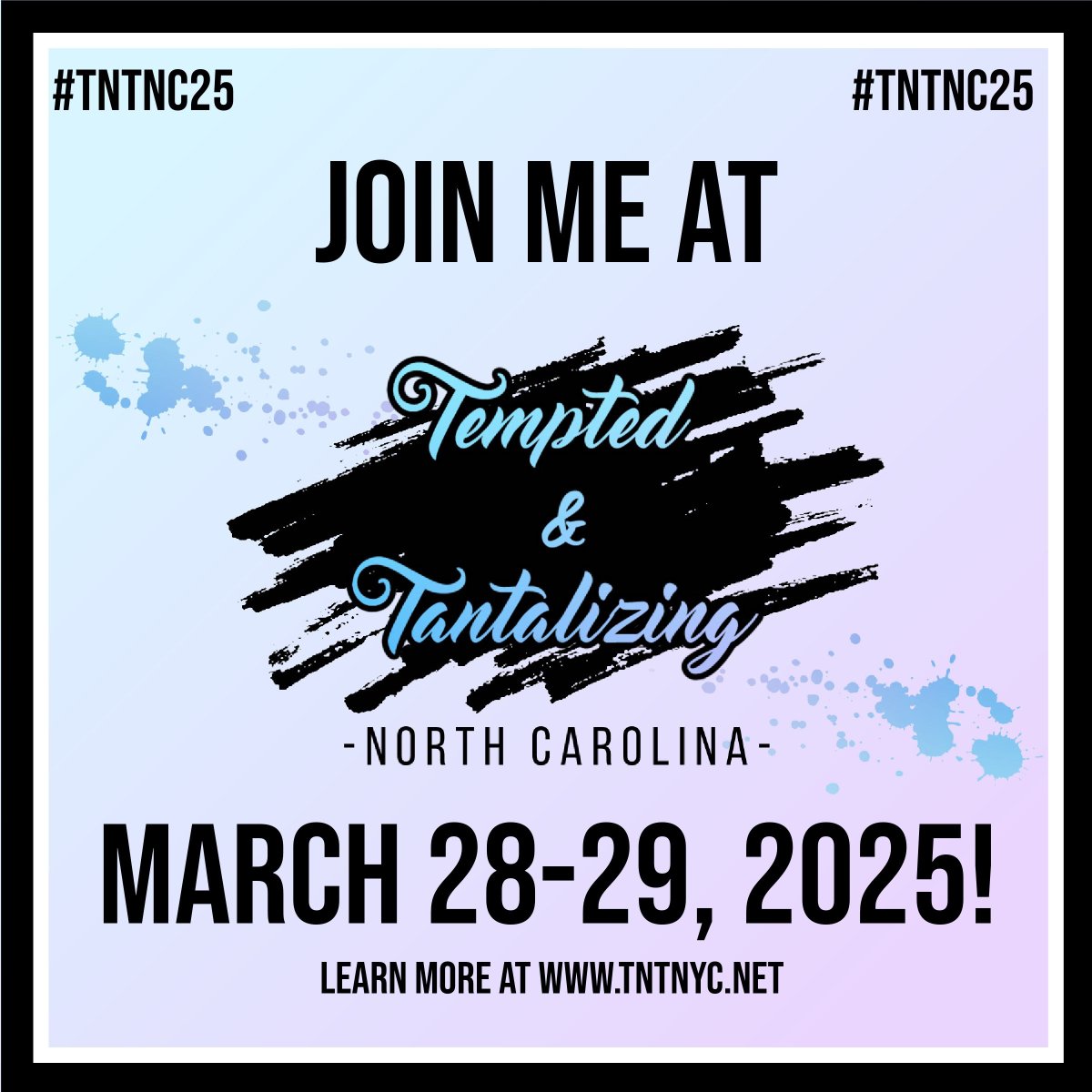 📷 TICKETS: tntnyc.net/tickets.html
📷 ACCOMMODATIONS: tntnyc.net/hotel-informat…
📷 ATTENDEES FB GROUP: bit.ly/TNTNCAttendees
#temptedandtantalizing #tntnc #booksigning #bookevents #authorevents #readerevents
