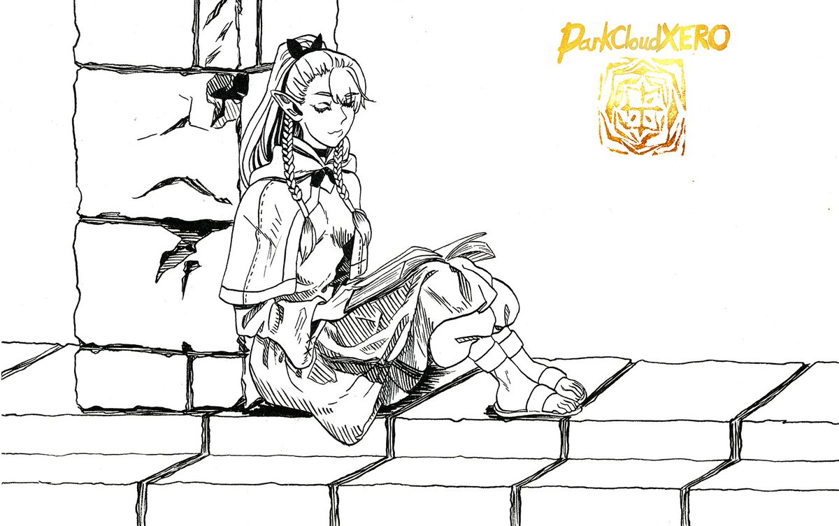 DarkCloudXERO's tweet photo. #Inktober #day15 #2024 #Guidebook #MarcilleDonato #マルシル・ドナトー #DungeonMeshi #ダンジョン飯 #DeliciousinDungeon #ink #drawing #art https://t.co/6HADrfVZu3