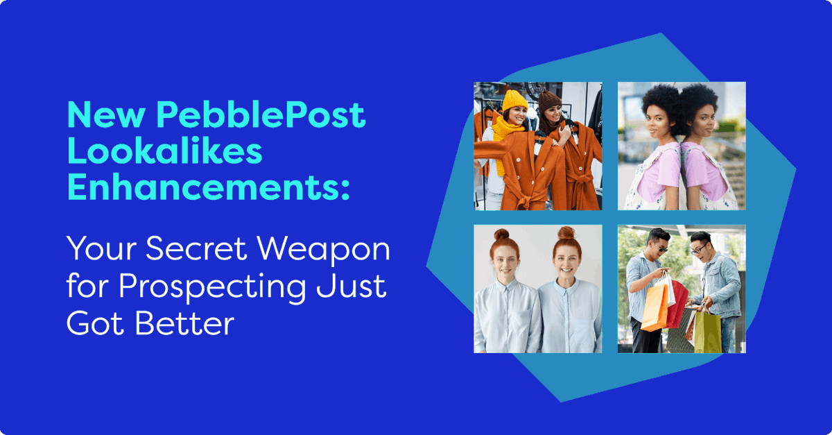 PebblePostPDM's tweet image. Big News! @PebblePostPDM Announces Enhanced Lookalikes. Category’s 1st always-on prospecting sol. Blends best of digital &amp;amp; offline data w/ AI to delvr an avrg 8x incremental ROAS. Details: bit.ly/4f1Q5no
#directmail #digitalmarketing #programmaticdirectmail