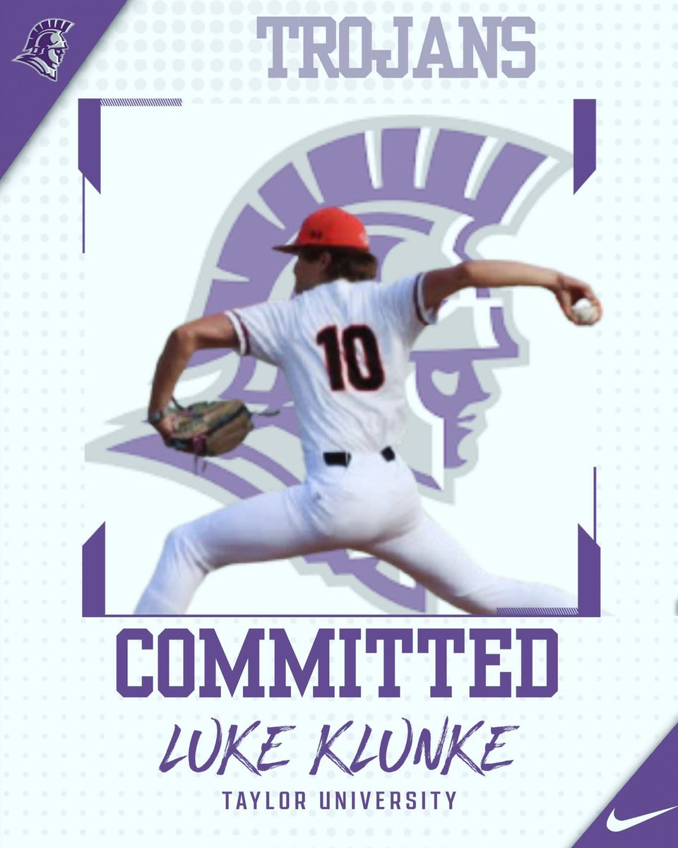 I’m extremely excited and thankful to announce my commitment to further my academic and athletic career at Taylor University. First and foremost I want to thank God for my abilities as well as my family, friends and coaches that have helped me get to this point. #gotrojans✝️