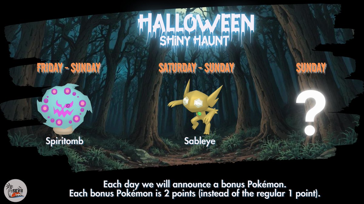 Check out the second *BONUS* Pokemon in the #HalloweenShinyHaunt