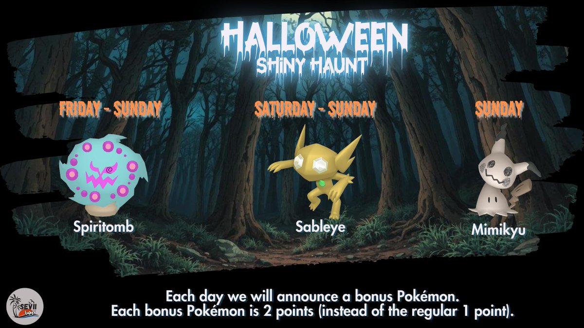 Check out the final *BONUS* Pokemon in the #HalloweenShinyHaunt