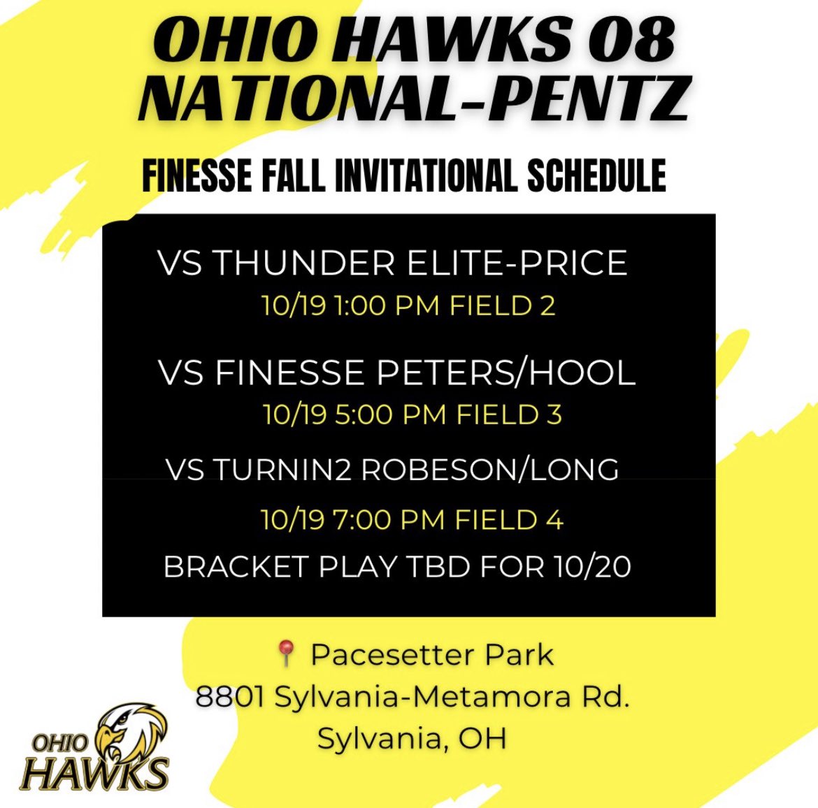 Can’t wait for the weekend!! 🦅🖤💛<a href="/ohhawks08pentz/">Ohio Hawks 16u / 08 National - Pentz</a> <a href="/Hall_J_4/">Jenna Hall</a> <a href="/Coach_MGardner/">Michelle Gardner</a> <a href="/CoachPena_BSU/">Helen Peña</a> <a href="/ODU_Softball/">Ohio Dominican Softball</a> <a href="/coachferrell15/">Ben Ferrell</a> <a href="/nix131313/">Coach Nix</a> <a href="/jess_bracamonte/">Jessica Bracamonte</a> <a href="/mandygardner24/">Mandy Gardner-Colegate</a> <a href="/DePaulSB/">DePaul Softball</a>