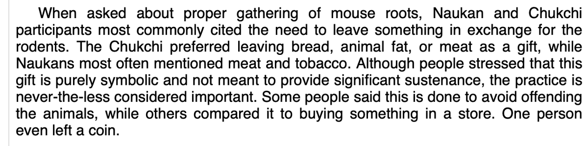 strong_sistas's tweet image. Traditional cultures in the arctic used to eat starches (tubers) by harvesting them from rodent nests. Proper gathering always involved leaving something for the rodents in exchange for the starches they took. #carbs #reciprocity #ancestral