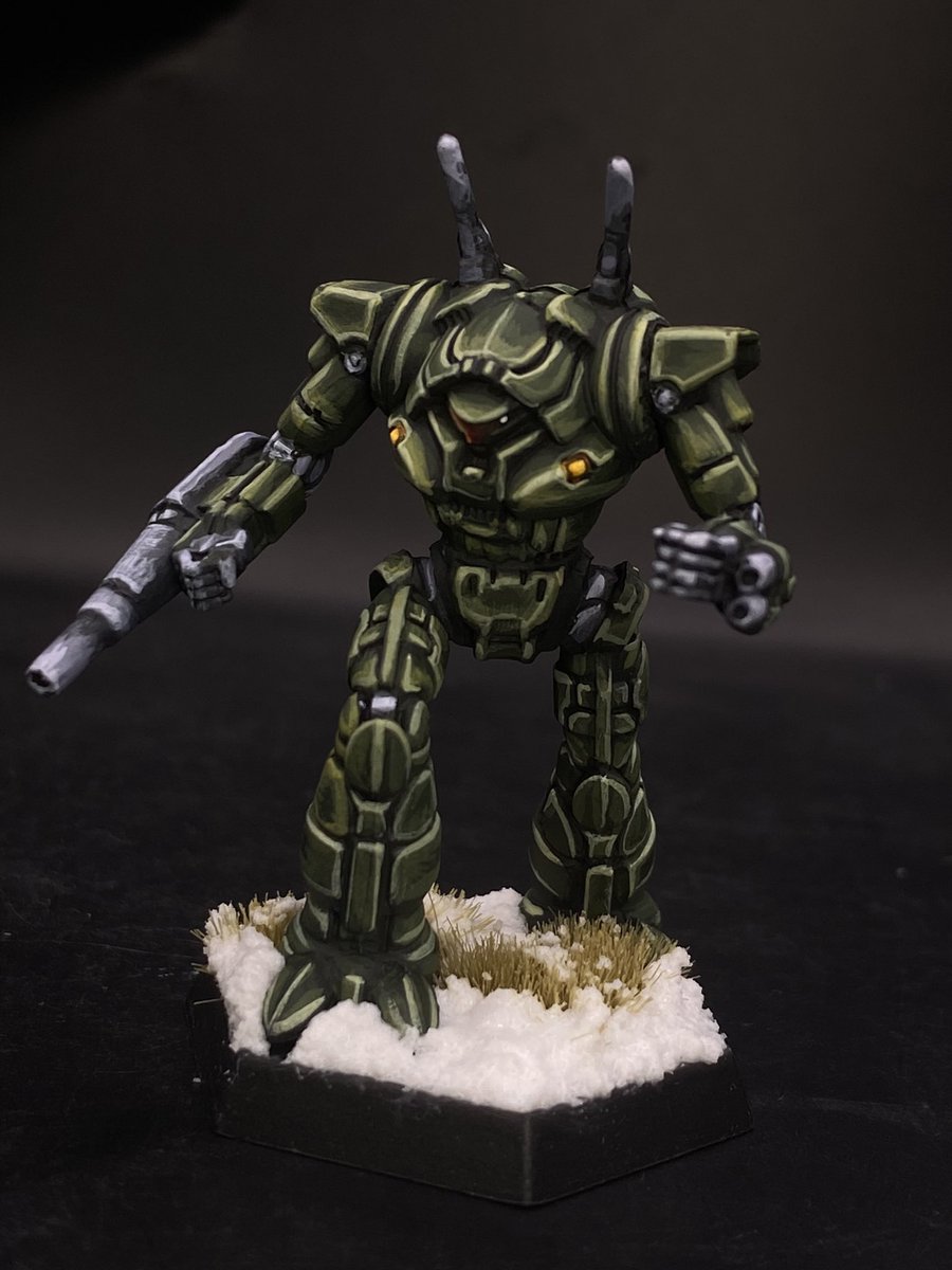 Warrior House Dai Da Chi Wraith.
#Battletech #Mechwarrior #PaintingBattletech #CatalystGameLabs