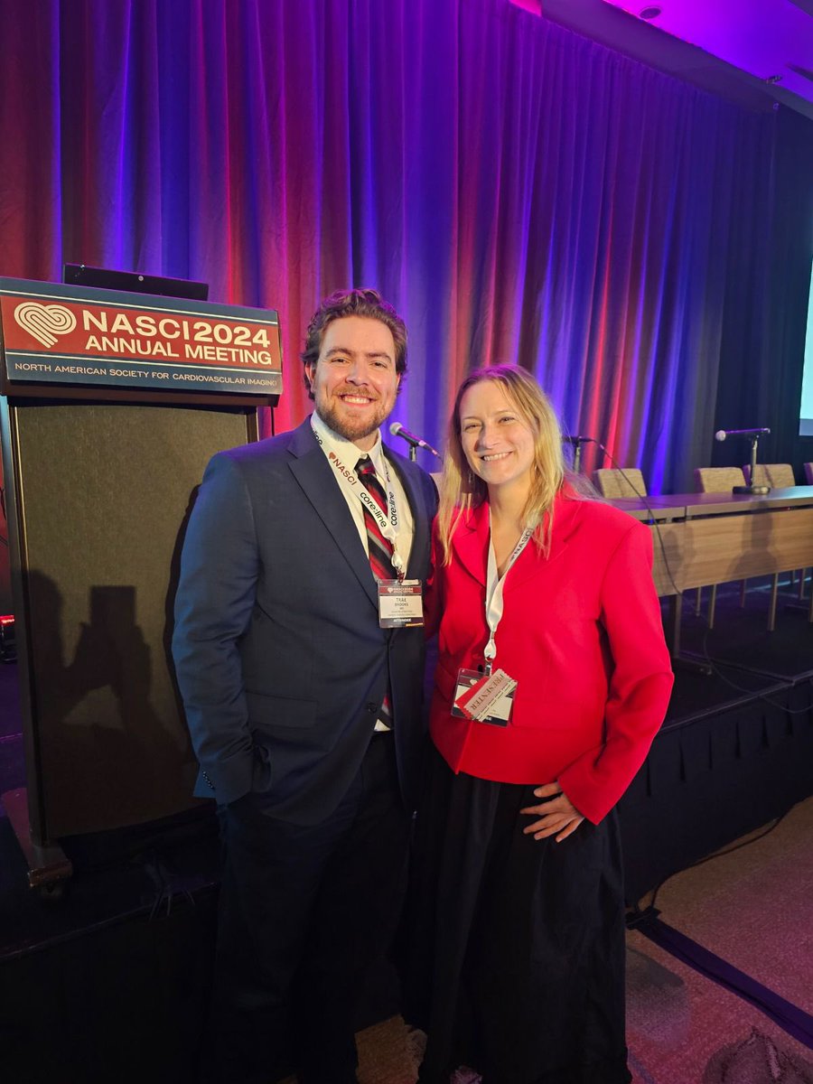 R3 Trae Brooks gave a presentation at NASCI last month in Boston titled "Introduction to Cardiac MRI for Trainees." 🫀🩻👏🏼