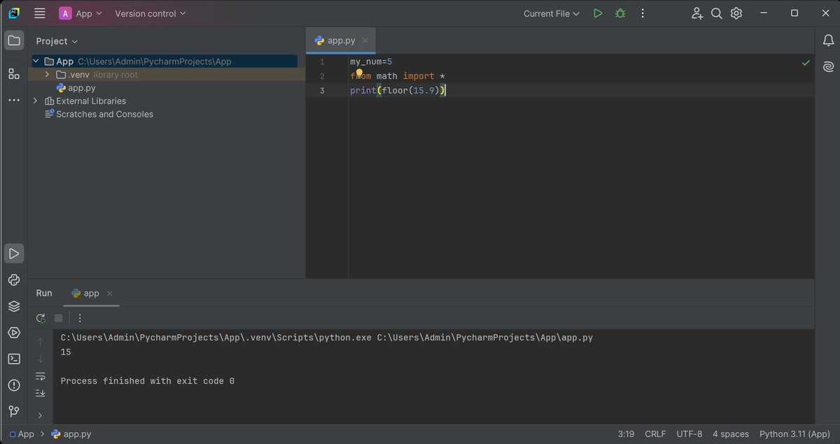 ganesh_2025's tweet photo. "Exploring Python's math functions! 🧮 From calculating square roots to rounding numbers up and down, these functions make coding calculations a breeze. Any tips from the experts? @PrasoonPratham @ezSnippet @SaiyamPathak @ravinwashere   #Python #MathFunctions #CodingJourney" https://t.co/lzvJdFkSe6