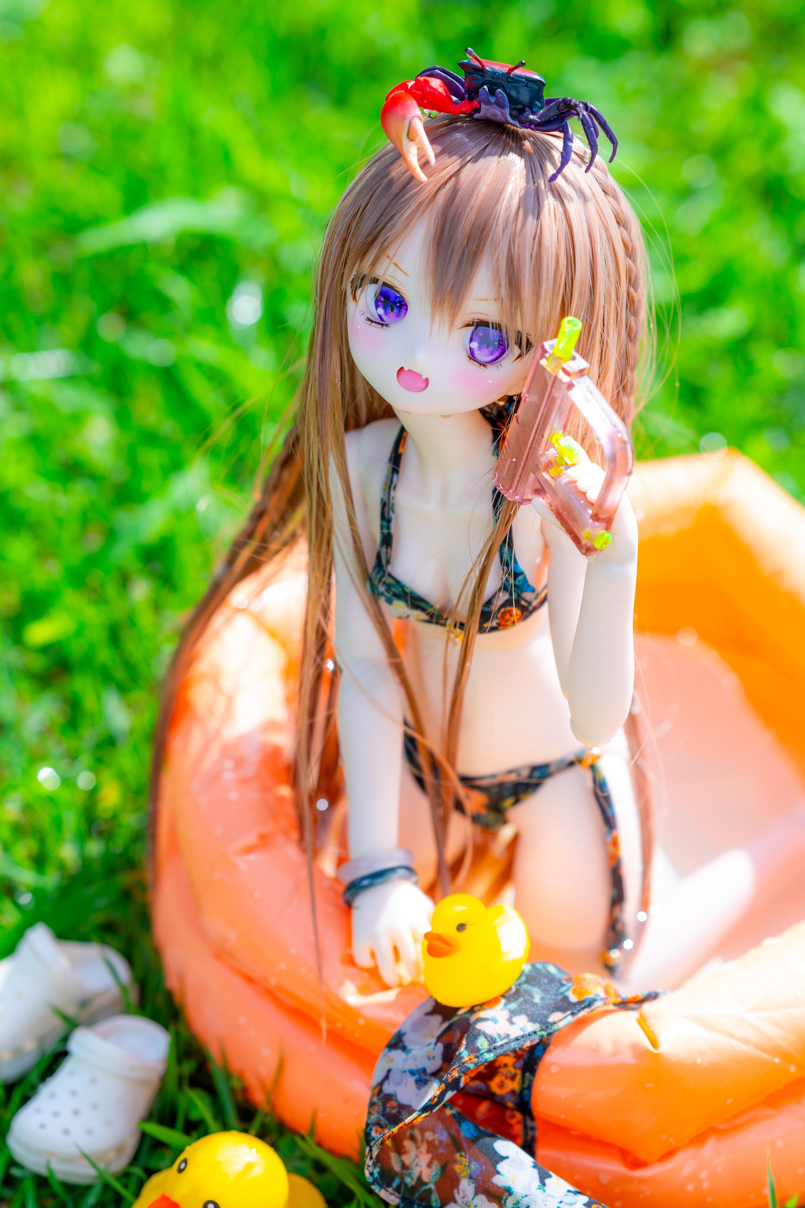 かわいい日本人形 TinyFox春山見鯉公式正規版bjd人形MJD 4分bjd女娃2次元人形sd