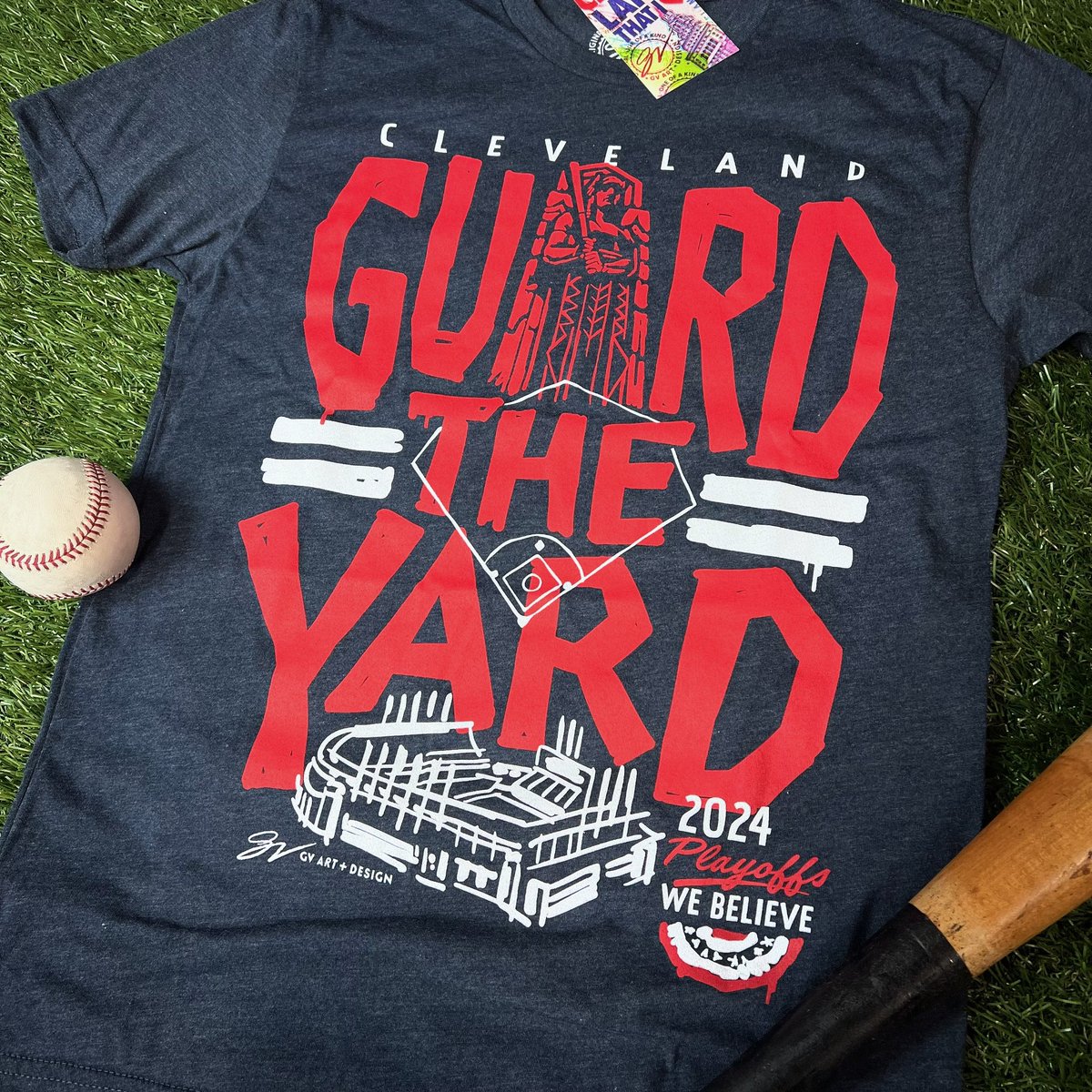 GVartwork's tweet image. Big inning! Let’s keep the good vibes going. 

RT if you still believe Cleveland and when we pull off this victory I’ll give away 3 GV Gift cards to grab one of our Playoff tees! 

Must follow us and retweet to win! 
🔥🔥🔥