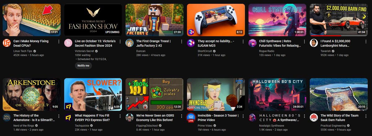 tso288's tweet photo. @TeamYouTube @YouTube I understand this is automated, but there is NO WAY the algorithm thought to suggest that to me. That was a blatant pushed ad to a premium subscriber. It is very misleading when it was pushed but not marked as an ad. This is the not cropped version. https://t.co/rdeLEIB1sW