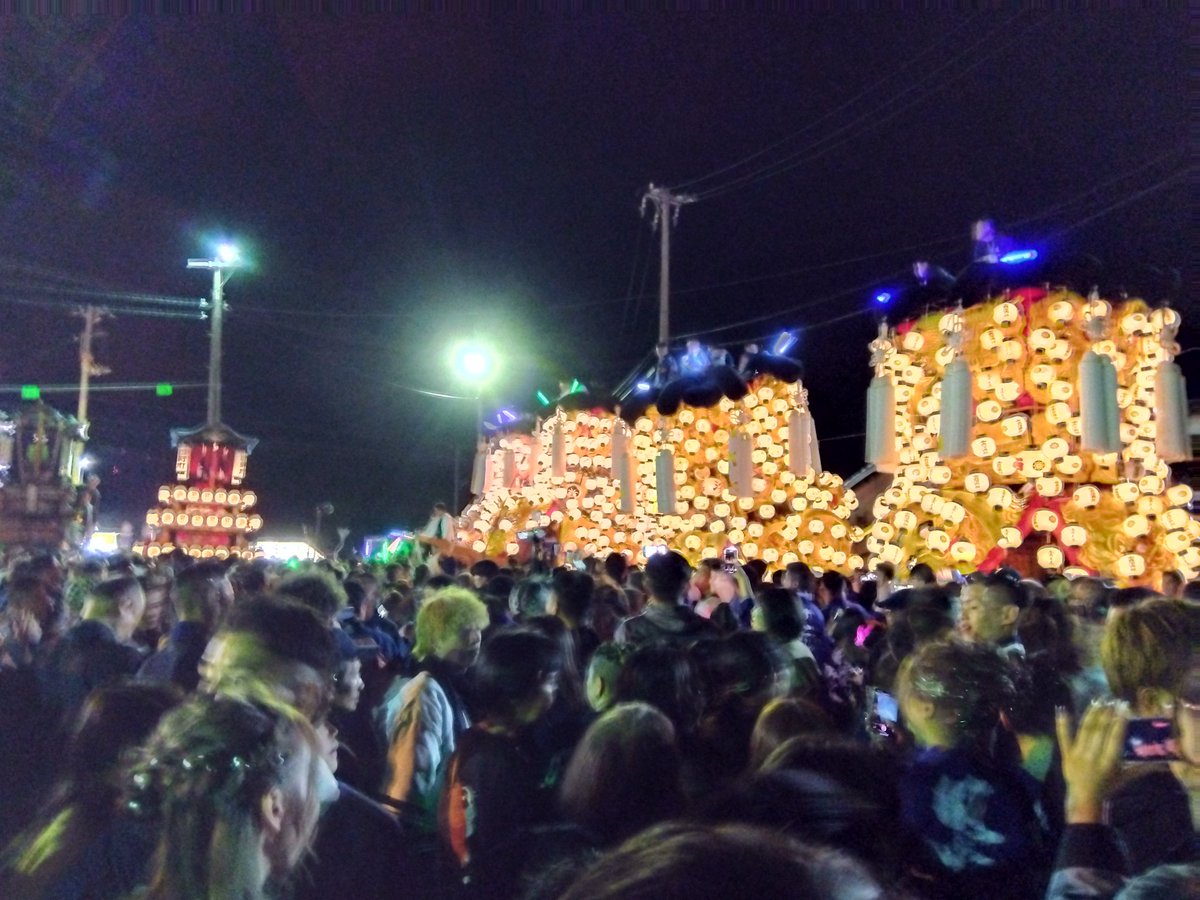 bt0dJKm1a8gpW5z's tweet photo. 御旅所での宮出し
#西条祭り #西条市 https://t.co/cpVbxWZzr0