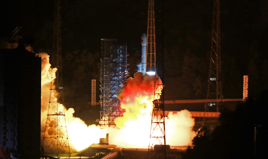 Innov_Astronomy's tweet image. China launches 3rd high-orbit internet satellite via Long March-3B rocket, marking 538th mission for the series. #ChinaSpaceProgram