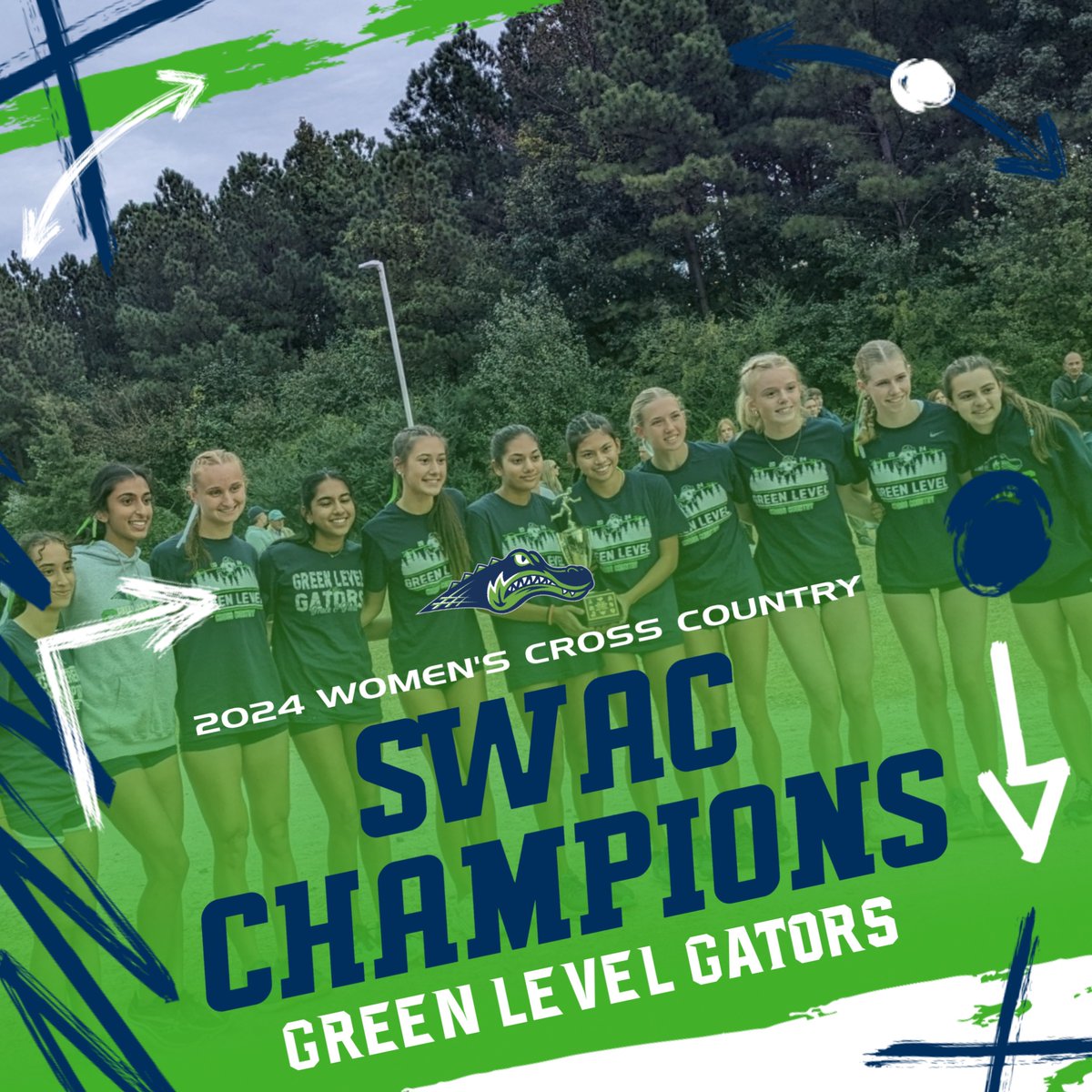 ADD ANOTHER ONE TO THE TROPHY CASE!

Congrats to the Green Level women's cross country team -- 2024 SWAC Champs! 

This is the THIRD conference title for the Gators this fall, joining women's golf and volleyball! #ChompCity #CHAMPCity