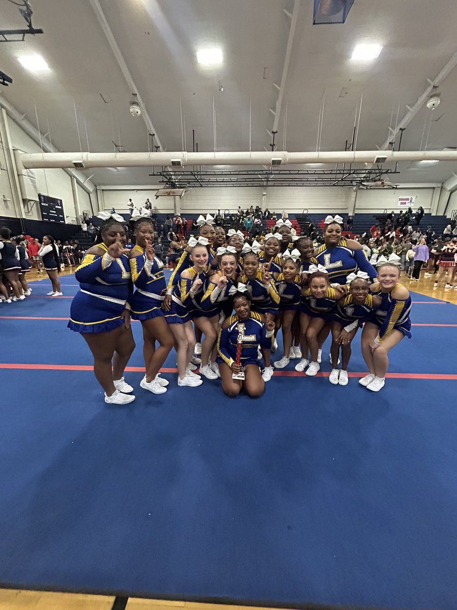 Congrats to our competition cheer squad coming back with a 1st place finish at the competition at Lugoff-Elgin HS this evening!! Great job ladies! You wouldn’t believe the work they have been putting in since May!! Hard work pays off!! Bringing the tradition back!!
