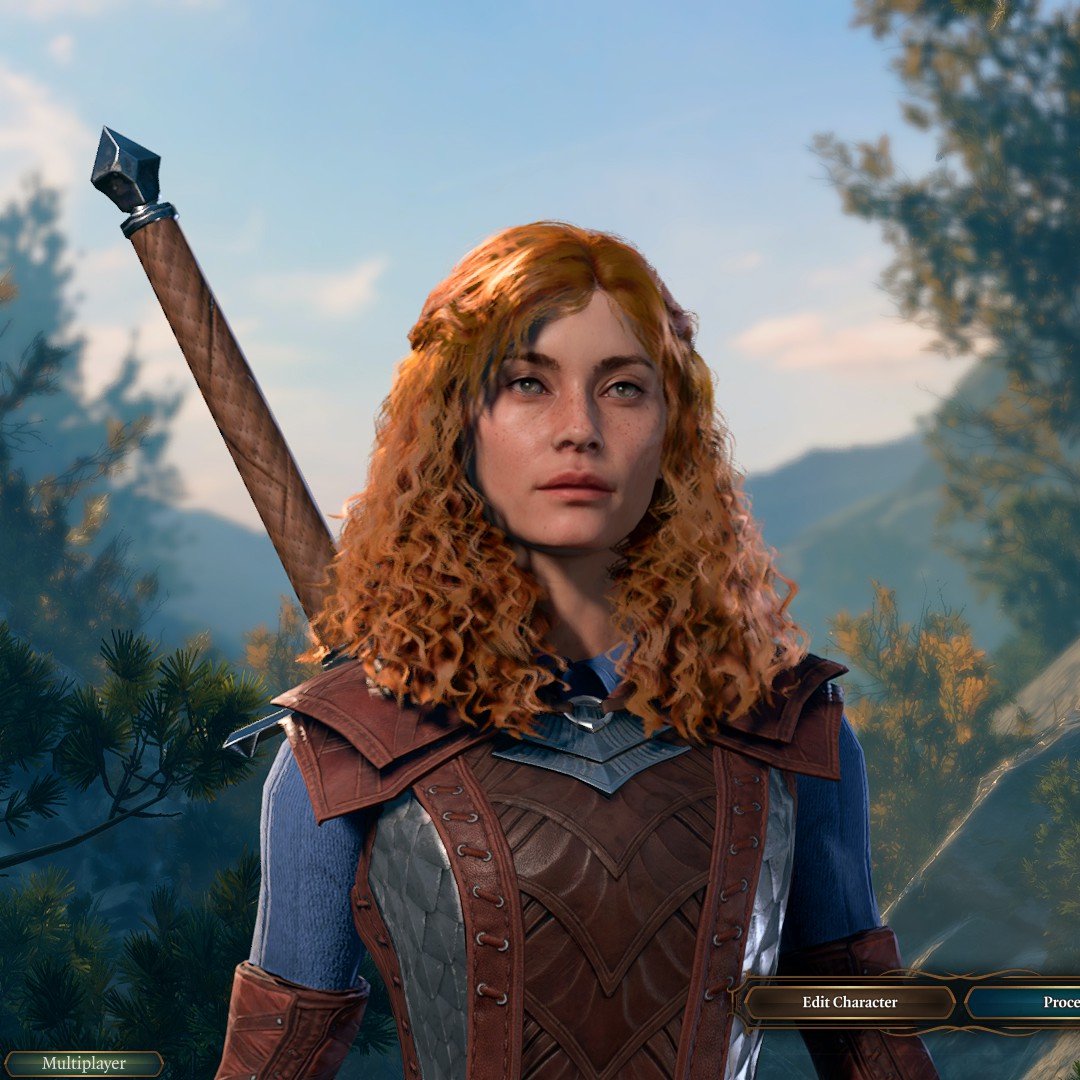 cowplantrait's tweet photo. elizabeth in baldurs gate 33333333 now she transcends video games... drgaon age origins, the sims, and now baldurs gate 3 https://t.co/pXBL8jXA31