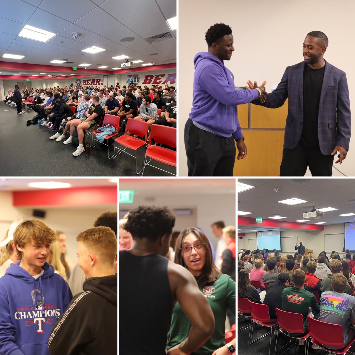 Azama (@anthonyazama) on Twitter photo Impactful & engaging night with speaker Will Baggett and his speech about personal brand for <a href="/WASHUBears/">WashU Bears</a> … Enrichment Services for Student-Athlete Development delivers another great program. #BattleOn Impactful & engaging night with speaker Will Baggett and his speech about personal brand for <a href="/WASHUBears/">WashU Bears</a> … Enrichment Services for Student-Athlete Development delivers another great program. #BattleOn