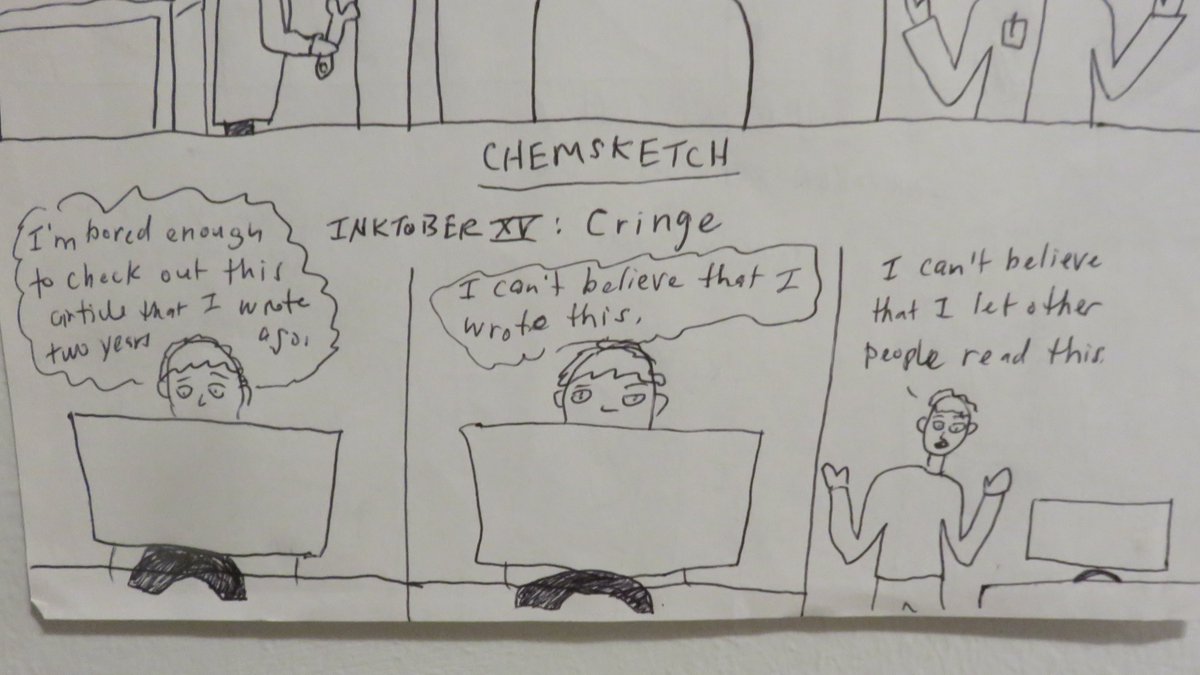 foranConcept's tweet image. When you re-read your old lab reports. #chemsketch #Inktober