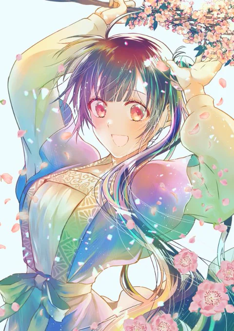 告知イラストができあがるまでのおおまかな工程です。お時間ありましたら息抜きに〜。使用ソフトはクリップスタジオです。①ラフ→②線画→③色塗り→④仕上げ 