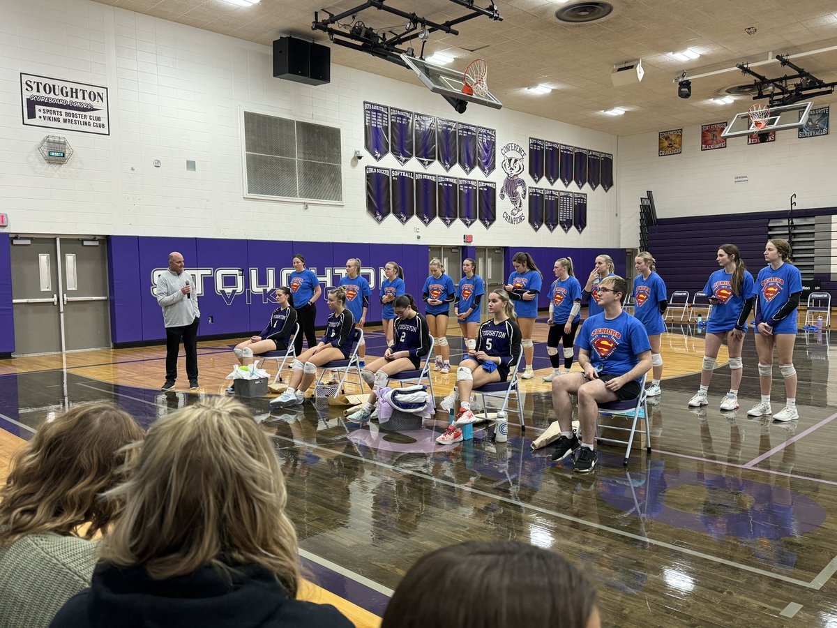StoughtonVB's tweet image. We love our seniors!!!