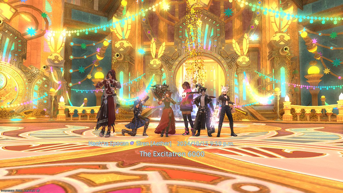 analogwatch's tweet photo. @FF_XIV_EN We made it to the bottom of the treasure dungeon! Yay! #FFXIVGoldenSweepstakes https://t.co/B8u00V1pG2