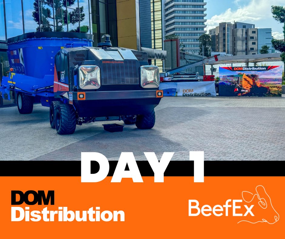 DOM_Dist's tweet image. 🚀 #BeefEx2024 Day 1 is in the books and it was a hit! 🎉

Our AGV &amp;amp; Conveyor Display is ready to go, and we can’t wait to show you what these machines can do over the next few days. 💪🐮

Swing by the plaza or visit us at booth #91 – we’d love to see you! 😄