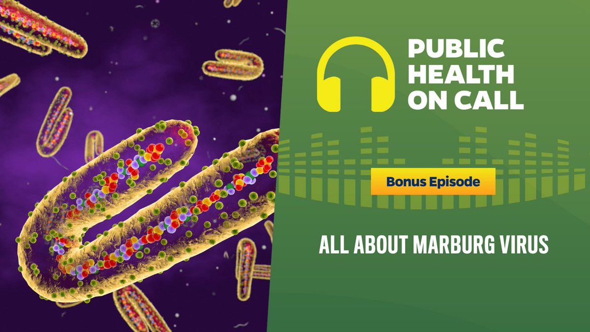 Public Health On Call (@publichealthpod) on Twitter photo An outbreak of Marburg virus, one of the deadliest in the world, has been reported in Rwanda. On today’s episode, virologist <a href="/KariDebbink/">Kari Debbink</a> explains the virus and its devastating impact.
🎧 johnshopkinssph.libsyn.com/bonus-all-abou… An outbreak of Marburg virus, one of the deadliest in the world, has been reported in Rwanda. On today’s episode, virologist <a href="/KariDebbink/">Kari Debbink</a> explains the virus and its devastating impact.
🎧 johnshopkinssph.libsyn.com/bonus-all-abou…