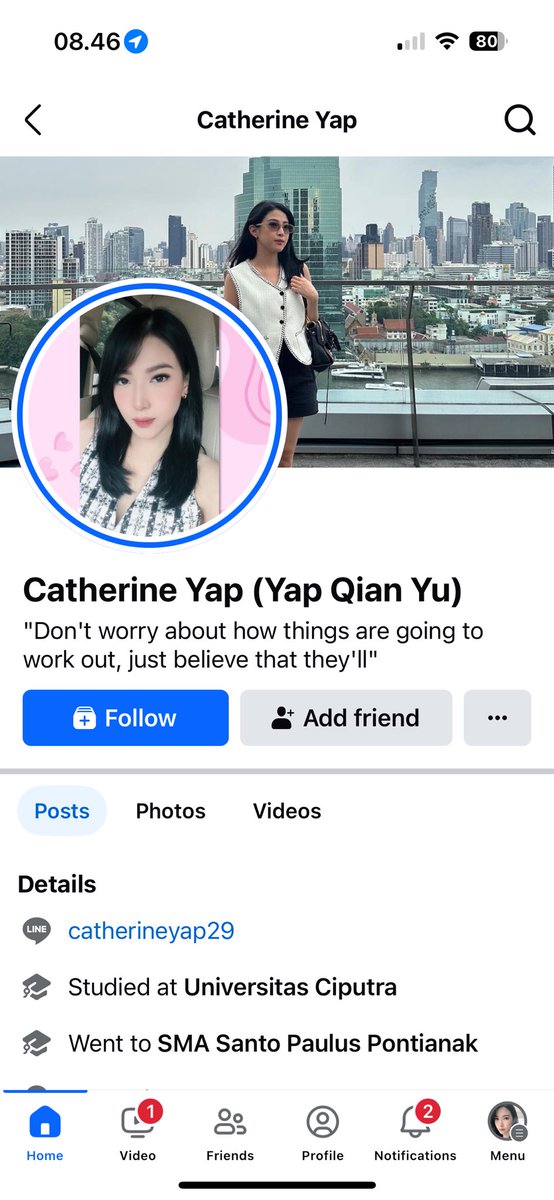 JessicaElie's tweet photo. Tolong viralin dong guys 🙏🏻 
Jadi ini orang uda pake foto gue dari sekitar bulan febuary/maret 2024, semua ig story gue, facebook, sampe foto2 gue post makanan apa aja dia repost semua namanya Catherine Yap buat fb nya , kalo IG dia uda gonta ganti terus (lanjut) https://t.co/icxSgp39nL