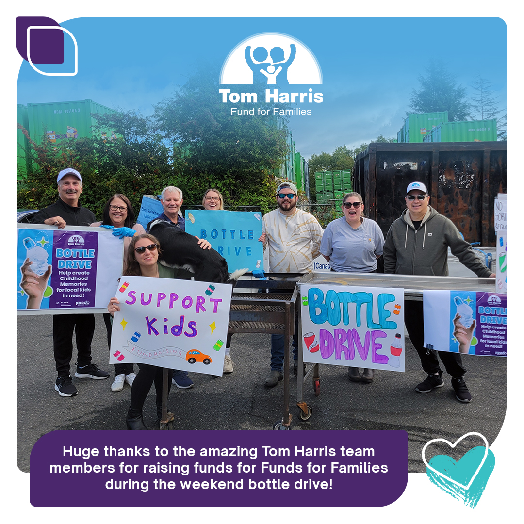 A big THANK YOU to our team members on Vancouver Island for helping raise money for Fund for Families.

The Tom Harris Fund for Families the program has proudly donated over $180,000 to local communities in AB and BC.

#FundforFamilies #TomHarris