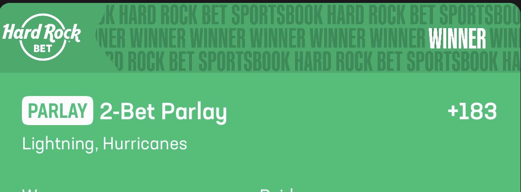 TheShambler's tweet photo. Big Winner Winner Chicken Dinner 🚀📈

Going to take a little break. Ending on a massive win 💰 

See you in a couple days 🕺🏻🫡

#SportsBettingX #FreePicks #NHL https://t.co/SdV8jw0pd0
