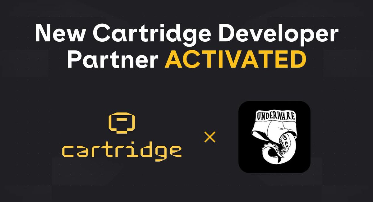 Our tentacles are quivering with excitement to announce the formalisation of our partnership with <a href="/cartridge_gg/">Cartridge</a> (the creators of <a href="/ohayo_dojo/">Dojo</a>) as a participant in their new Developer Partnership Programme 🤩