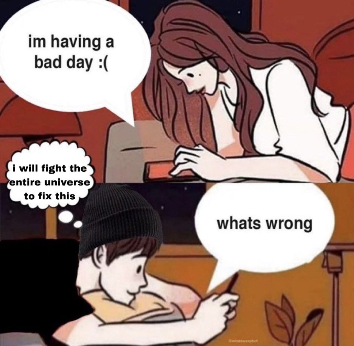 astralbaes's tweet image. could be us