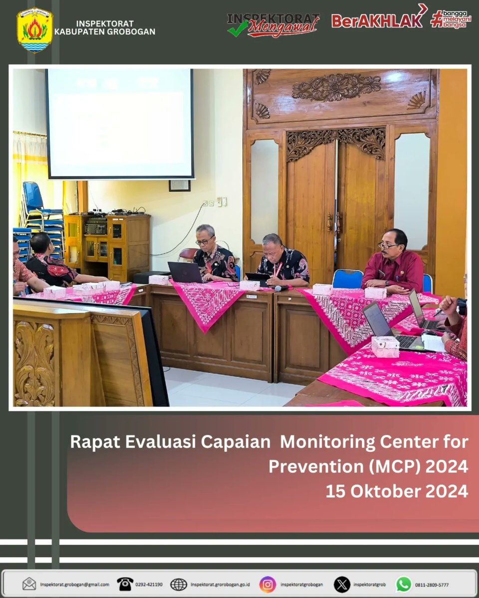 inspektoratgrob's tweet image. Rapat Evaluasi Capaian MCP KPK 2024 bersama Korsup Wilayah III KPK secara zoom meeting, 15 Oktober 2024.
@MochSusilo1
#mcpkpk2024 #kpkri #inspektoratdaerah #groboganbersemi