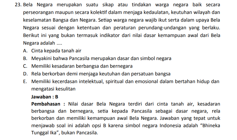 Kumpulan Latihan Soal dan Pembahasan TWK Try Out CPNS [Gratis, Tinggal Download]

TryOut 2 TWK = s.id/TO2TWKCPNS 
TryOut 3 TWK = s.id/TO3TWKCPNS
TryOut 5 TWK = s.id/TO5TWKCPNS
TryOut 6 TWK = s.id/TO6TWKCPNS
TryOut 7 TWK = s.id/TO7TWKCPNS